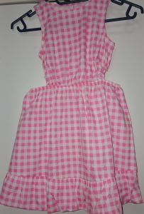 Kids Costumes to Hire - Pink Gingham Dress - Girl - 6 Years